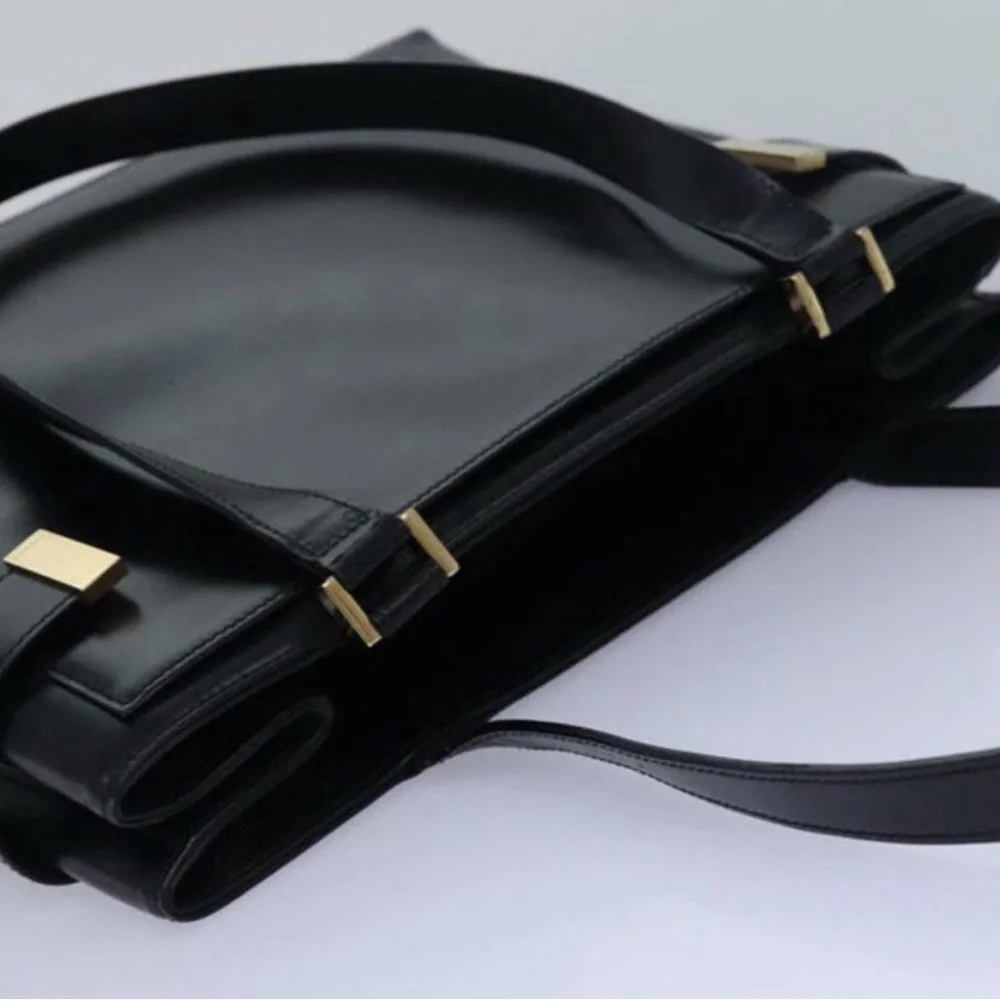 GUCCI TOM FORD Large Leather Snap Bag - Vintage - Picture 5 of 10